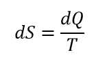 Entropy thermodynamic definition