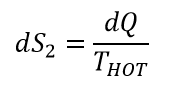 Entropy subtracted from system